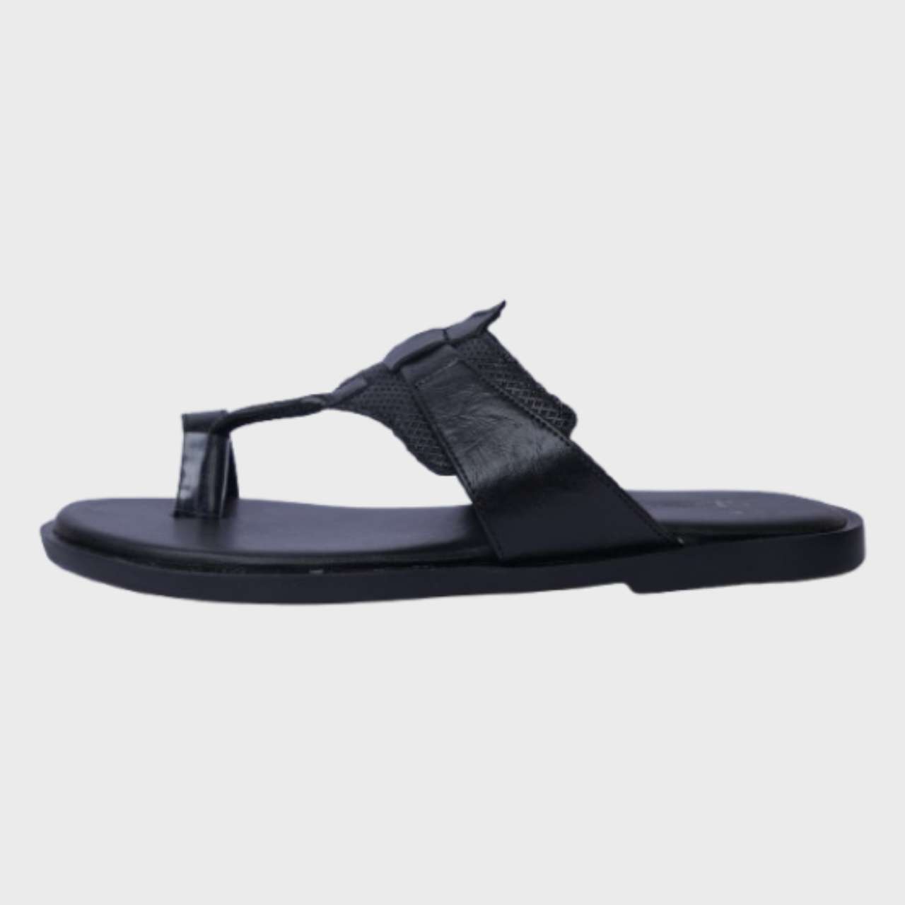 Men's TPR Plain Sole Casual Chappal - Image 3