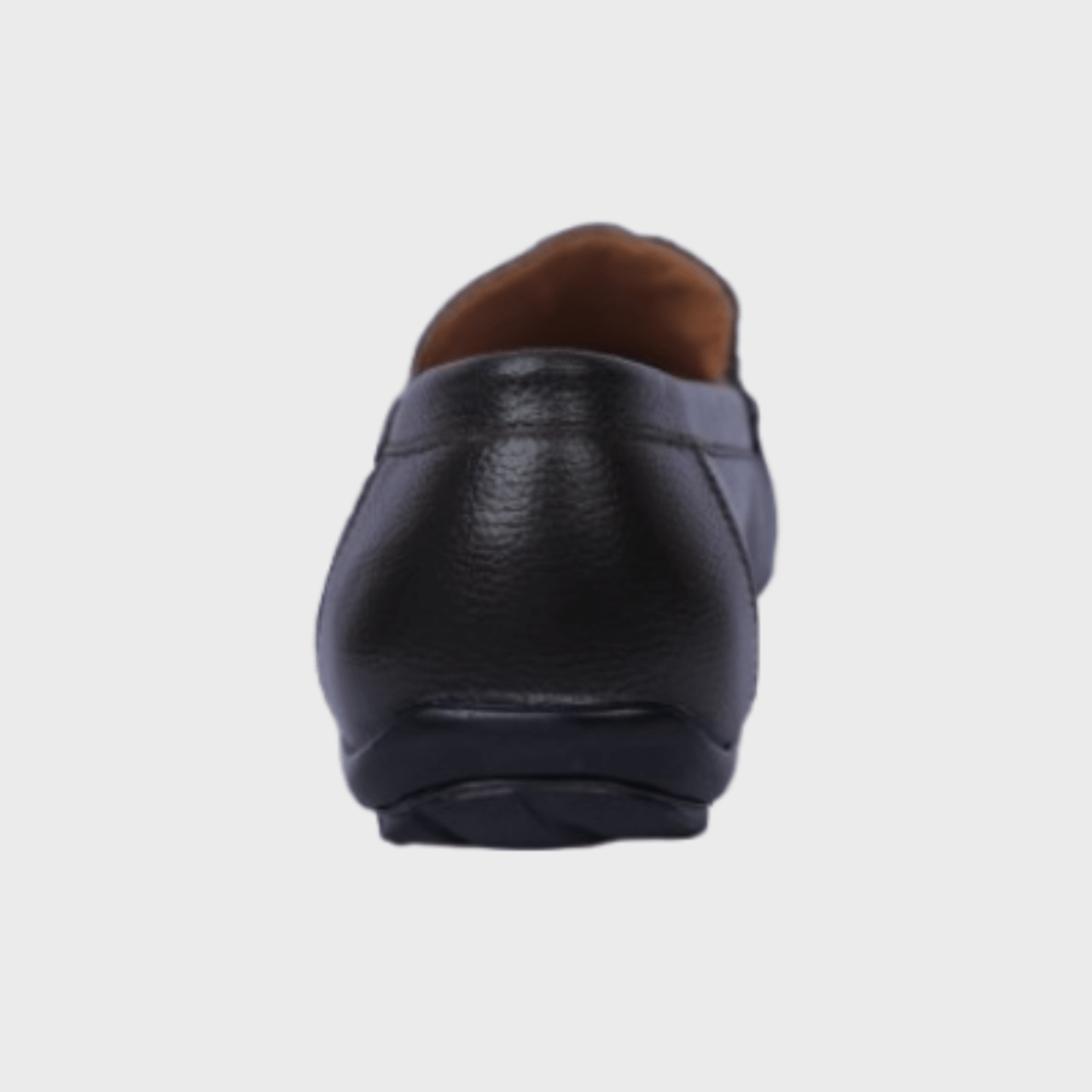 Men's Textured Leather Loafer with T.P.R. Sole - Image 3